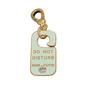 Juicy Couture - Do Not Disturb Door Hang Charm Vintage Y2K Jewelry